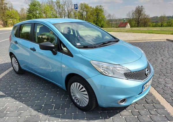 Nissan Note cena 28300 przebieg: 107000, rok produkcji 2014 z Gostyń małe 254